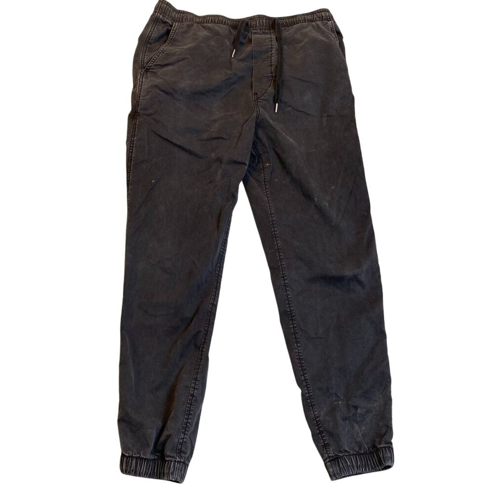American Eagle Mens Jogger Pants Size Small Ne(X)t Level Flex Black Cotton Blend